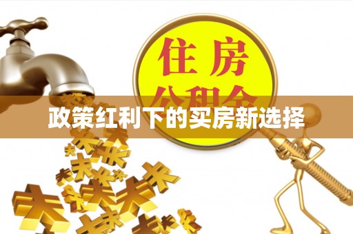金昌政策红利下的买房新选择
